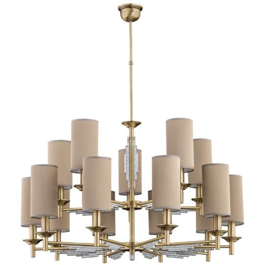 luxus velkorozmerny mosadzny lustrov svetlo textilny tien elegantny swarovski krystal spalna obyvacka predsien chodba vila zamok osvetlenie.jpg